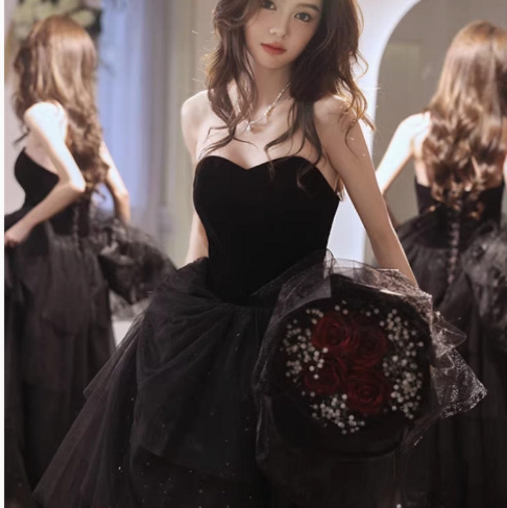 Corset tie back prom/ homecoming/ performance/ black tie dress gown size 2-6